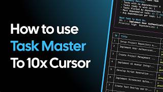 How to 10x Cursor with Task Master AI