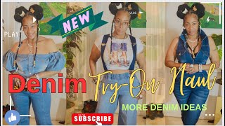 Goodwill Thrifted Denim outfit Ideas for this season and beyond A Styling Denim Haul and Try- On