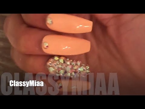 Versatile Long Ballerina / Coffin Nails : No glue, No Acrylic, No Hard Nail Gel Pt. 2