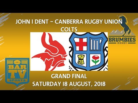 2018 John I Dent Cup Colts Grand Final - Tuggeranong v Queanbeyan