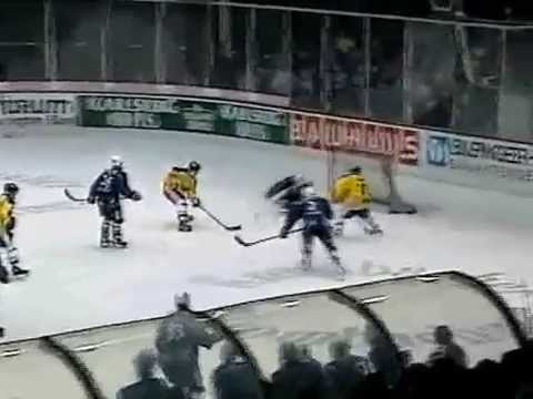 DEL 94-95 #12 Mannheim - Landshut 5-1 - alle Tore