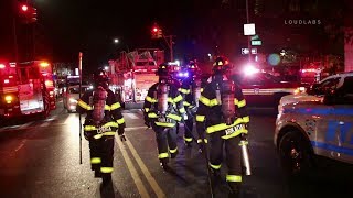 Ditmas Park Fire, People Yelling Help, Escaping Through Fire Escape