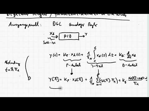 Digitale Reglerrealisierung Zusatzvideo