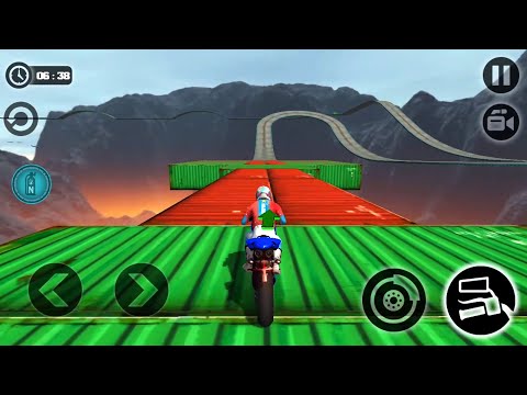 Impossible Motor Bike Tracks New Motor Bike Unlocked - Android iOS Games Level 9-10