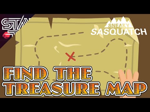 Sneaky Sasquatch - How To Find All Treasure Map Pieces