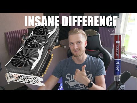 I changed the thermal paste on my Gainward RTX 2080 Ti