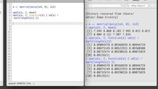 R 4.6 - Custom Functions With apply()