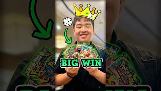 BIG WIN ON POKÉMON DICE GAME! #cardshow #pokemonpacks #pokemongame #challenge #freepokemon #tcg #pov