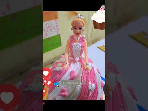 New pink white firok doll cake upload video,,faizan abbas cake mastar ,,Subscribe my channel