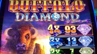 ★NEW ! BUFFALO DIAMOND☆$250 Free Play Live/ Buffalo Diamond Slot (Aristocrat) @San Manuel Casino☆栗スロ