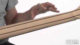 Video thumbnail for Ibanez Iron Label RGIR28FEBK Eight-String Guitar by Guitar World