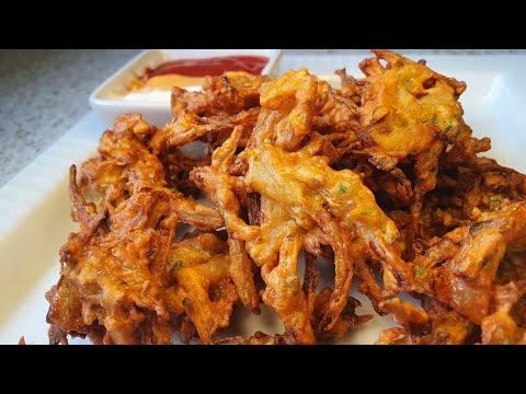 crispy onion pakora / Pyaz ke Pakore | quick iftar recipes