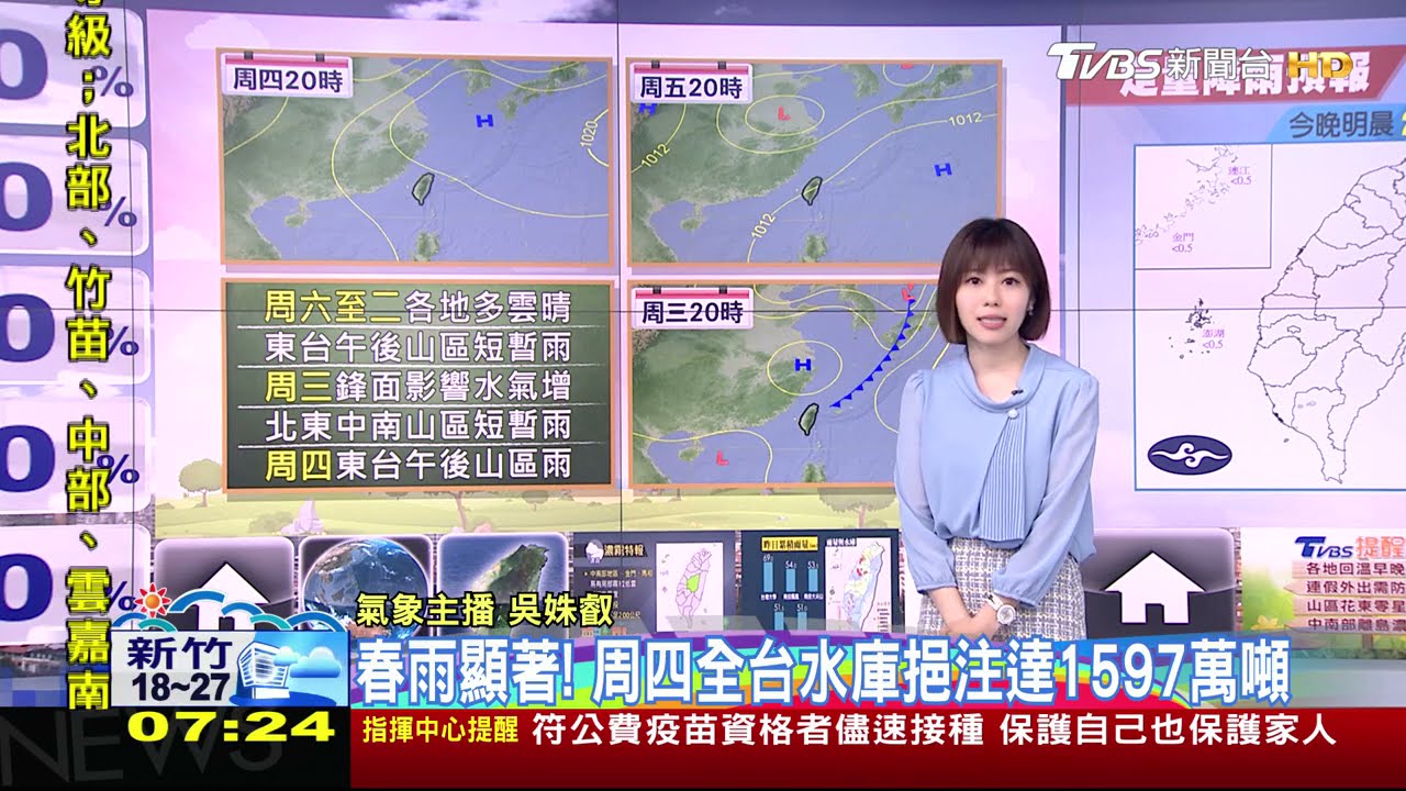 五一連假首日！中南部悶熱　下波鋒面降雨在這天