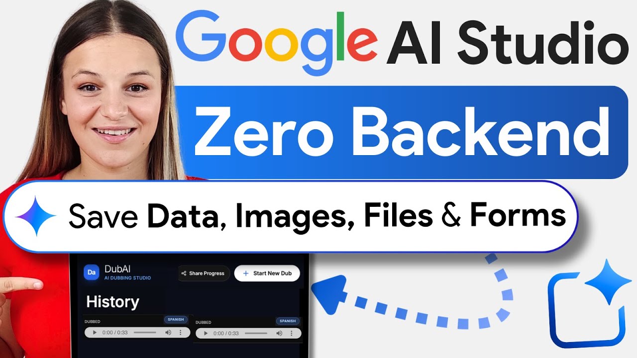 Google AI Studio Can Do THIS With No Backend 🤯 (Database, Storage, Forms & Sharing)