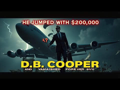 D.B. Cooper: The Only Unsolved Skyjacking in American History – He Jumped with $200,000 and Vanished