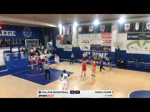 U19 ECC. College basketball vs Vado Ligure - 29/01/2024