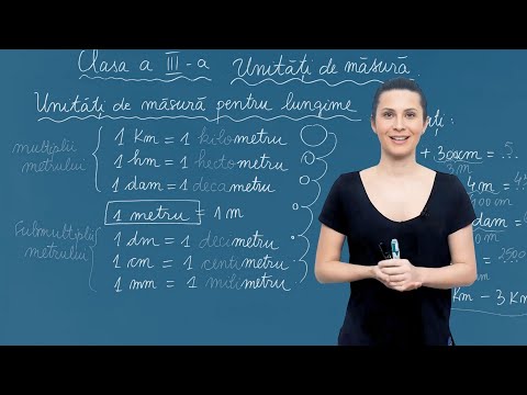 Unitati de masura pentru lungime - p2 - Matematica - Clasa a III-a