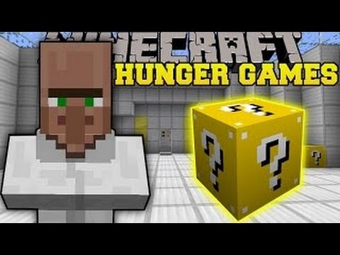 Pat and Jen | Minecraft | TRAYAURUS LAB HUNGER GAMES | Lucky Block Mod | Modded Mini Game