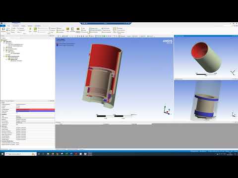 Preload due to thermal effects with ANSYS Mechanical