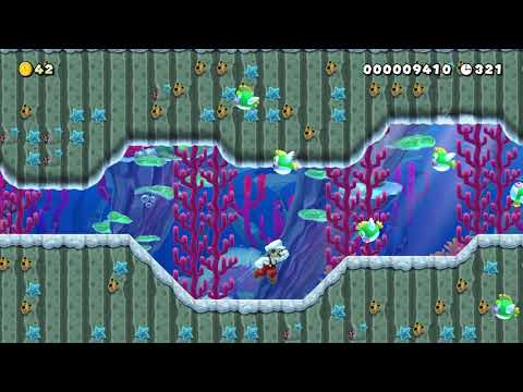 Super Mario Maker 2: W 6-3: Fishbones Shipwreck