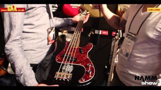 Video thumbnail for Squier - Eva Gardner Bass at NAMM 2014 by GAK