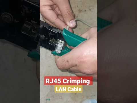 How to Fix a Broken Ethernet Cable and Crimp RJ45 Connector - Rj45 crimping tutorial for beginners