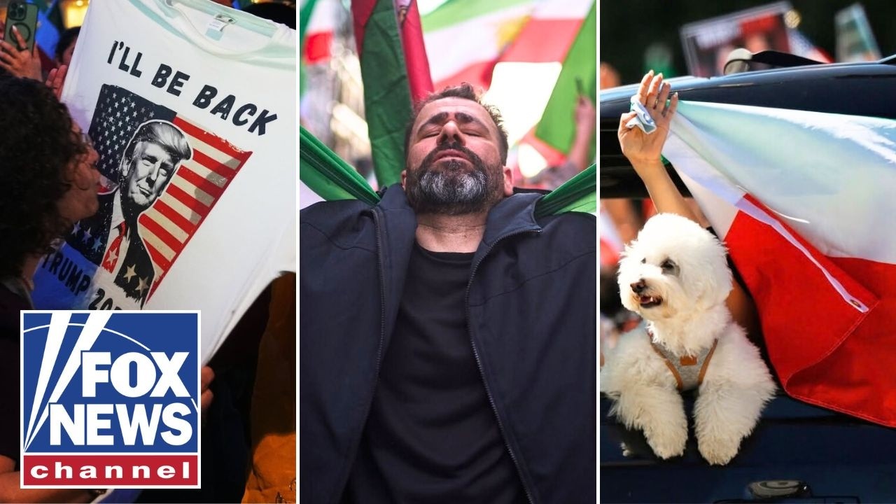 Iranian-Americans CELEBRATE in streets of LA after Khamenei's death