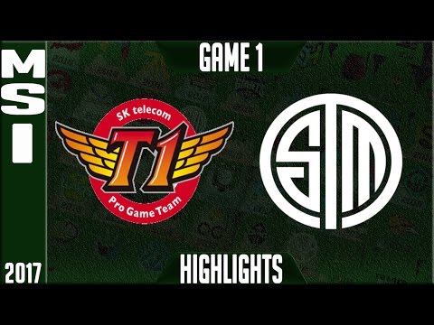 SKT T1 vs TSM Highlights MSI 2017 Day 2 Group Stage - SK Telecom T1 vs Team Solomid