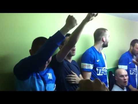 Radość po zwycięskim meczu z Polonią II w Środzie Wlkp