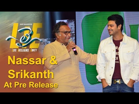 Nassar and Srikanth About LIE Shoot Experiance