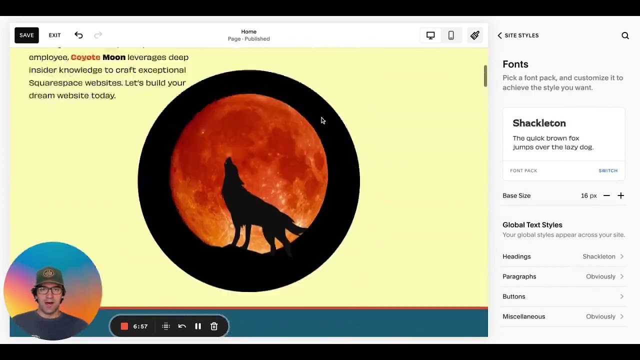 Squarespace Site Styles 🎨  | Complete Tutorial