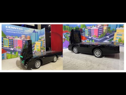 NAKD Cenntro Electric Group Unveils its iChassis Autonomous Driving Vehicle at CES 2022