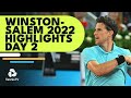 Thiem Battles Wolf Under the Lights; Kokkinakis, Johnson in Action | Winston-Salem Highlights Day 2