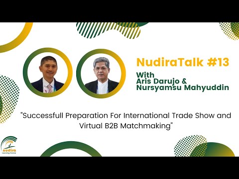 , title : 'NudiraTalk #13 EBT: Successfull Preparation for International Tradeshow and Virtual B2B Matchmaking'