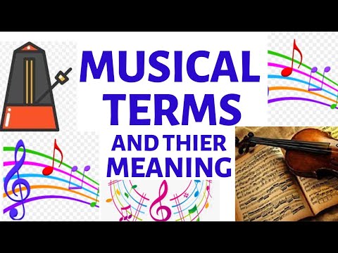 Music Success || Musical Terms And Their Meaning
