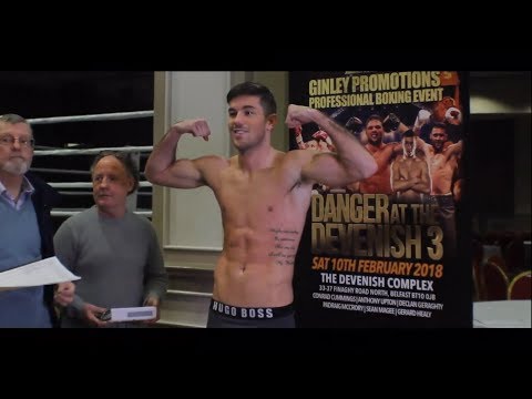 Declan Geraghty Devinish Event Belfast VS Edwin Tellez