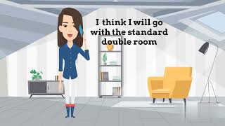 English conversation ( Booking a Hotel room) @EnglishSpeakingTV @easyenglish551