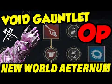 SOLO VOID GAUNTLET OP IN NEW WORLD AETERNUM! Best Void Gauntlet Guide New World