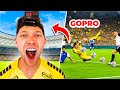 I Wore A Gopro In a Professional Football Match!