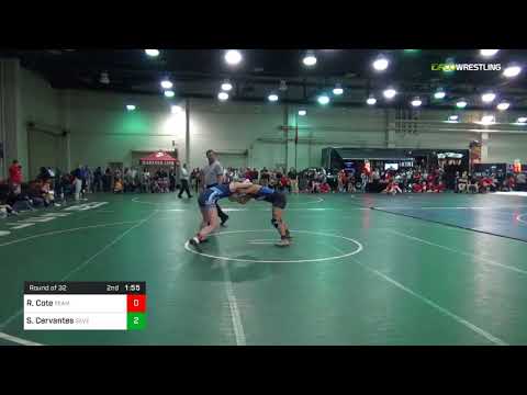 2018 USAW-USMC Girls FK & U23 Women's Nationals/Junior  132 Round Of 32 - Rylie Cote (Team) Vs. Se