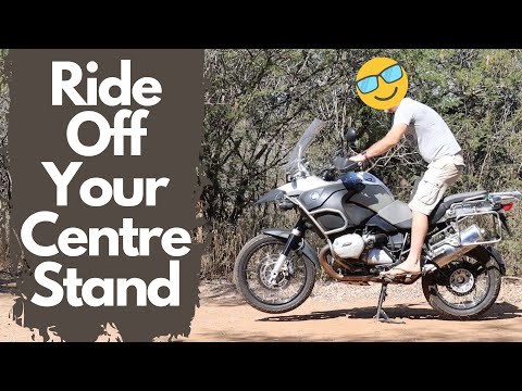 Heavy Adventure Bike: ON & OFF the Centre Stand 💪😎