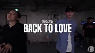 Young-J x Haeni kim Collabo Class | Chris brown - Back To Love | Justjerk Dance Academy mov