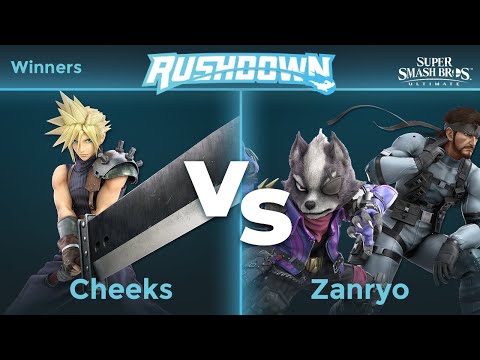 Rushdown 28 - Cheeks (Cloud) vs Zanryo (Snake, Wolf) Winners - SSBU