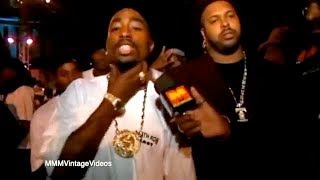 Tupac Disses Nas in Interview at After Party!