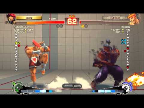 SSF4AE LivePC - Haochobuken [Akuma] vs Roxsley [Adon]