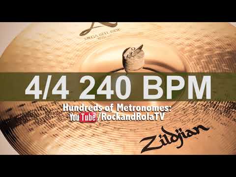 🔴 240 BPM Ride Metronome