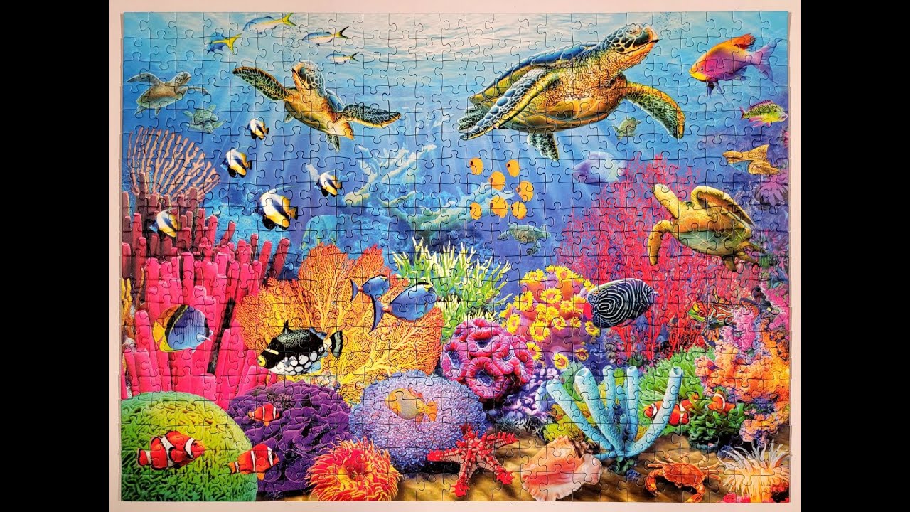 Tropical Waters 500 Piece Ravensburger Jigsaw Puzzle Time Lapse