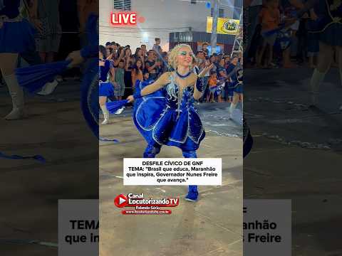 Apresentação da Banda Marcial FÉNIX de Governador Nunes Freire. Fique ligado no Locutorizando #short