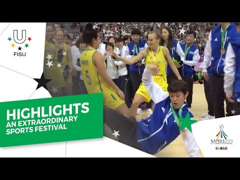 The #universiade is an extraordinary sports festival.📺  #Napoli2019