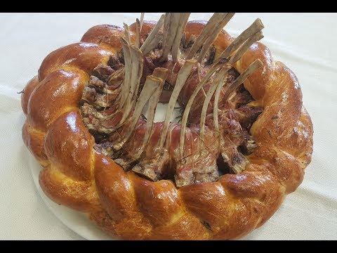 CORONA DI AGNELLO IN TRECCIA DI PAN BRIOCHE⭐RITA CHEF | Piatto tipico festivo.